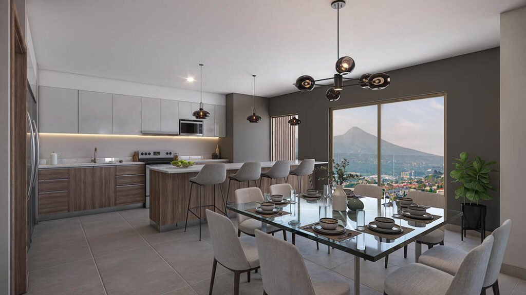 _Origin - Modelo N - Comedor y cocina