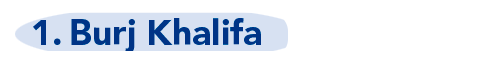 1. burj khalifa name