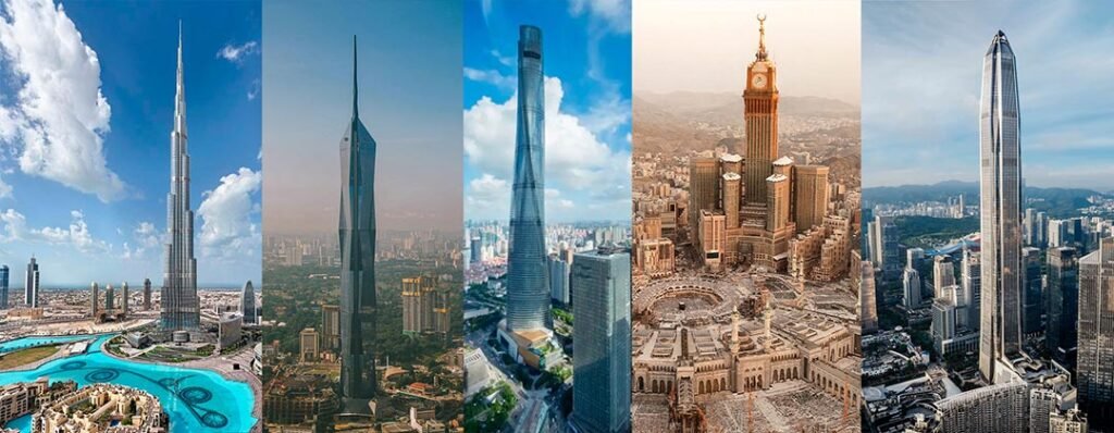 _Los cinco edificios más altos del mundo